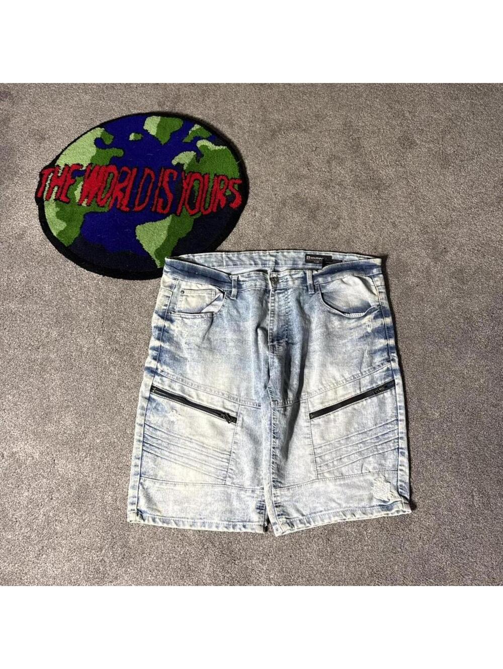 vintage y2k slim jorts 2000’s southpole denim